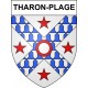 Tharon-Plage 44 ville sticker blason écusson autocollant adhésif