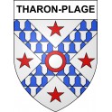 Pegatinas escudo de armas de Tharon-Plage adhesivo de la etiqueta engomada