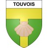 Stickers coat of arms Touvois adhesive sticker