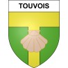 Touvois 44 ville sticker blason écusson autocollant adhésif