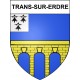 Pegatinas escudo de armas de Trans-sur-Erdre adhesivo de la etiqueta engomada