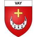 Pegatinas escudo de armas de Vay adhesivo de la etiqueta engomada