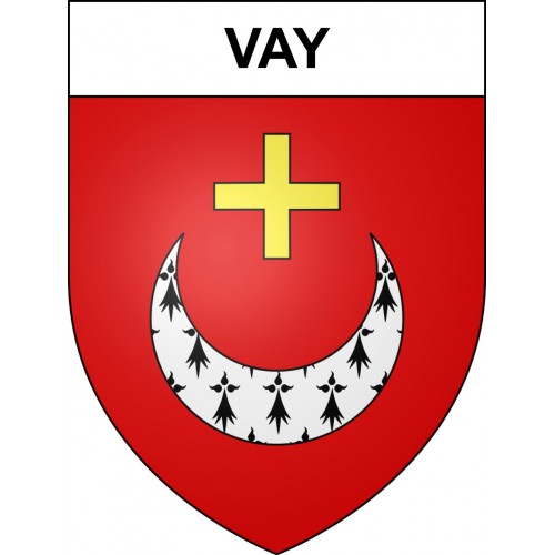 Pegatinas escudo de armas de Vay adhesivo de la etiqueta engomada