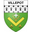 Villepot 44 ville sticker blason écusson autocollant adhésif