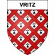 Vritz 44 ville sticker blason écusson autocollant adhésif