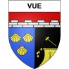 Vue 44 ville sticker blason écusson autocollant adhésif