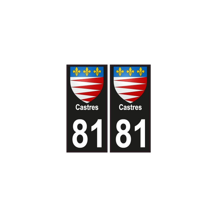 64 Pau sticker plate registration city