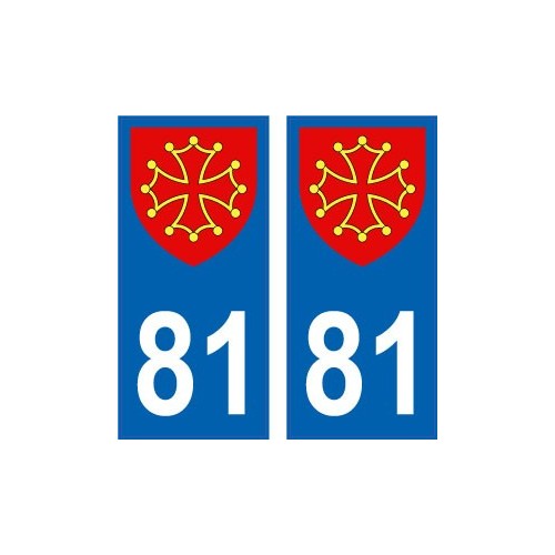 64 Pau placa etiqueta de registro de la ciudad