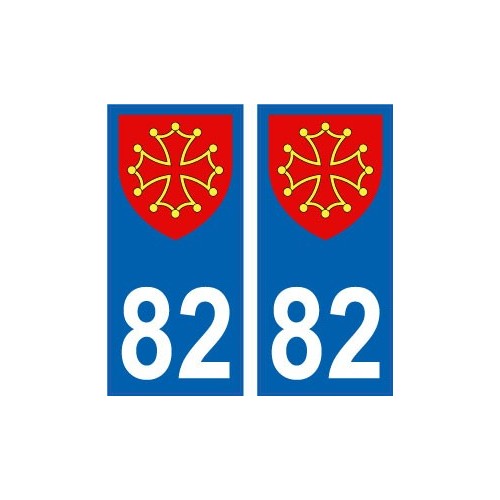 64 Pau sticker plate registration city