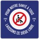 Covid19 autocollant adhésif sticker