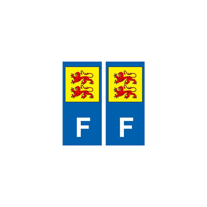 F Bigorre sticker autocollant plaque immatriculation auto