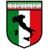 Italia Italie écusson drapeau sticker blason écusson autocollant adhésif