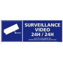 surveillance video 24H autocollant logo 887 adhésif sticker