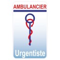Caduceus pflegeassistentin sticker aufkleber
