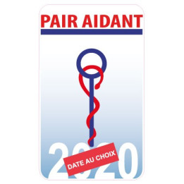 Caduceus pflegeassistentin sticker aufkleber