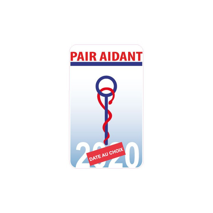 Caduceus health Care Aide sticker sticker