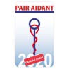 Caduceus pflegeassistentin sticker aufkleber