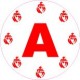 A jeune conducteur apprenti autocollant adhésif Vendée logo 87
