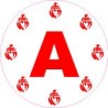 A jeune conducteur apprenti autocollant adhésif Vendée logo 87