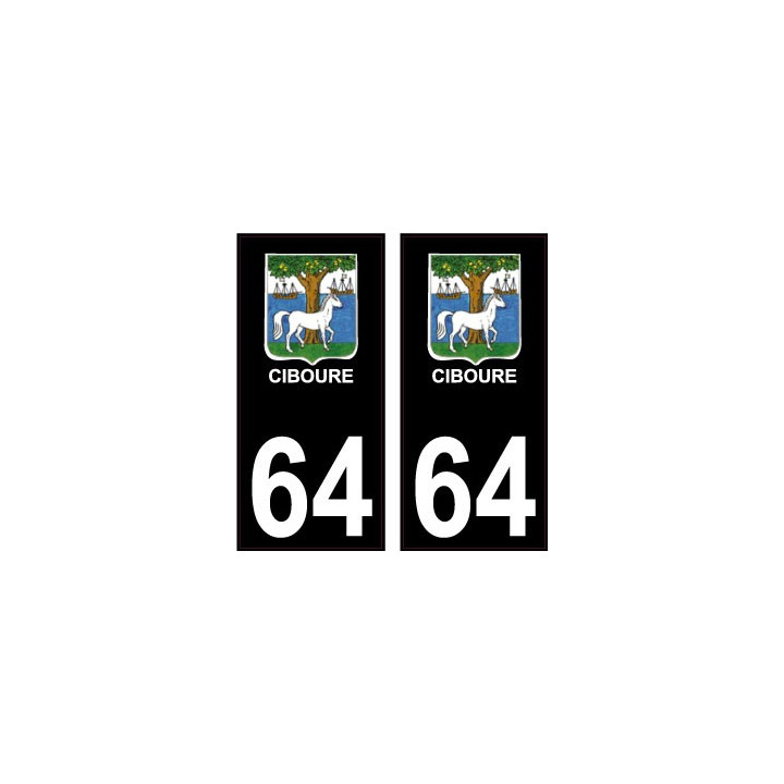 64 Pau-aufkleber plakette ez stadt