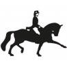 Cavalier autocollant adhésif sticker logo 741