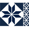 logotipo de groland etiqueta engomada de la etiqueta engomada adhesiva GRD