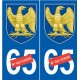 Napoléon 1er I sticker numéro au choix autocollant plaque auto logo 2