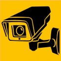Camera Surveillance autocollant adhésif sticker logo 954