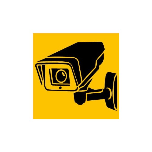 Camera Surveillance autocollant adhésif sticker logo 954