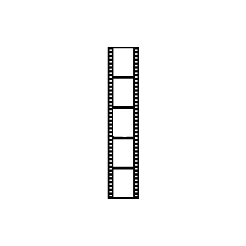 bobine de cinema autocollant adhésif sticker logo 1