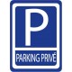 Parking prive autocollant adhésif sticker logo 73