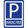 Parking prive autocollant adhésif sticker logo 73