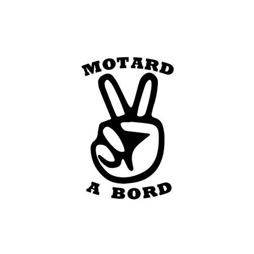 Autocollant Motard à Bord sticker