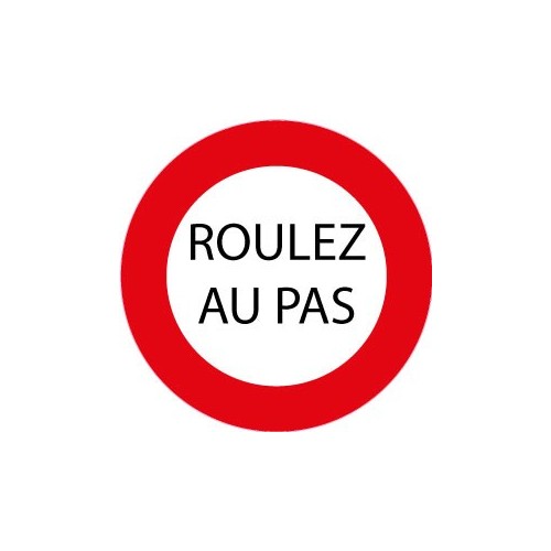 Roulez au pas autocollant adhésif sticker logo 19