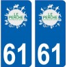 64 Pau logo adesivo piastra di registrazione city