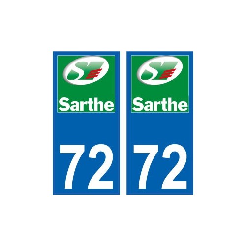 64 Pau logo adesivo piastra di registrazione city