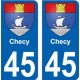 64 Pau sticker plate registration city