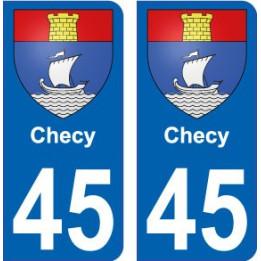64 Pau placa etiqueta de registro de la ciudad