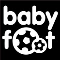 Baby foot autocollant adhésif sticker logo 352