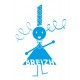 Dame de Breizh autocollant sticker logo 34