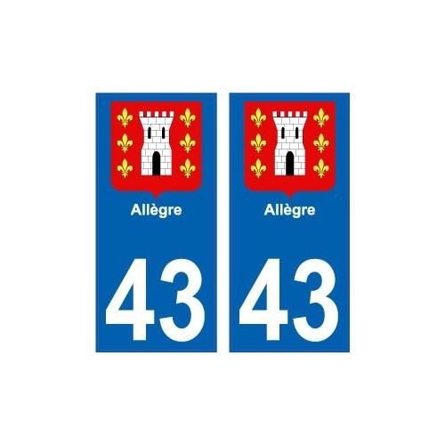 64 Pau placa etiqueta de registro de la ciudad
