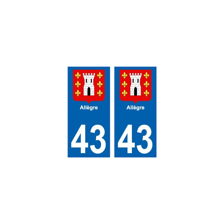 64 Pau placa etiqueta de registro de la ciudad