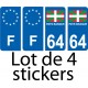 66 Cerdanya sticker sticker plate