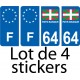 66 Cerdanya sticker sticker plate