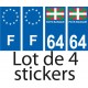 66 Cerdanya sticker sticker plate