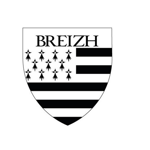 Blason Bretagne drapau sticker blason écusson autocollant adhésif logo 847