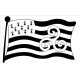 Bretagne triskele drapeau autocollant adhésif sticker logo 54