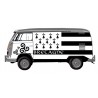 Bus avec drapeau de la Bretagne et triskele autocollant adhésif sticker logo 93
