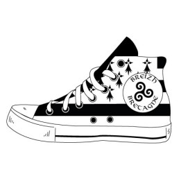 Converse Bretagne autocollant adhésif sticker logo 942