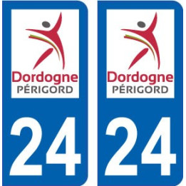 64 Pau logotipo de la etiqueta engomada de la placa de registro de la ciudad